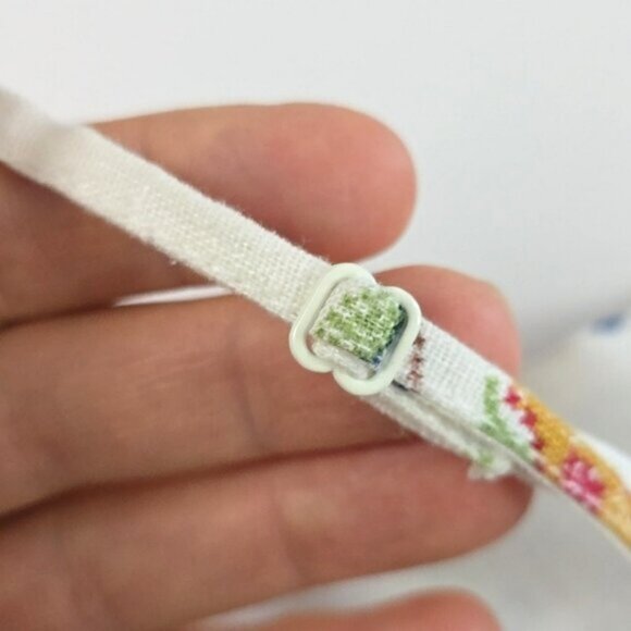 NWT Rachel Zoe Women White Linen Blend Crop Cami Top Knot Embroidery Print Sz S - Picture 5 of 12